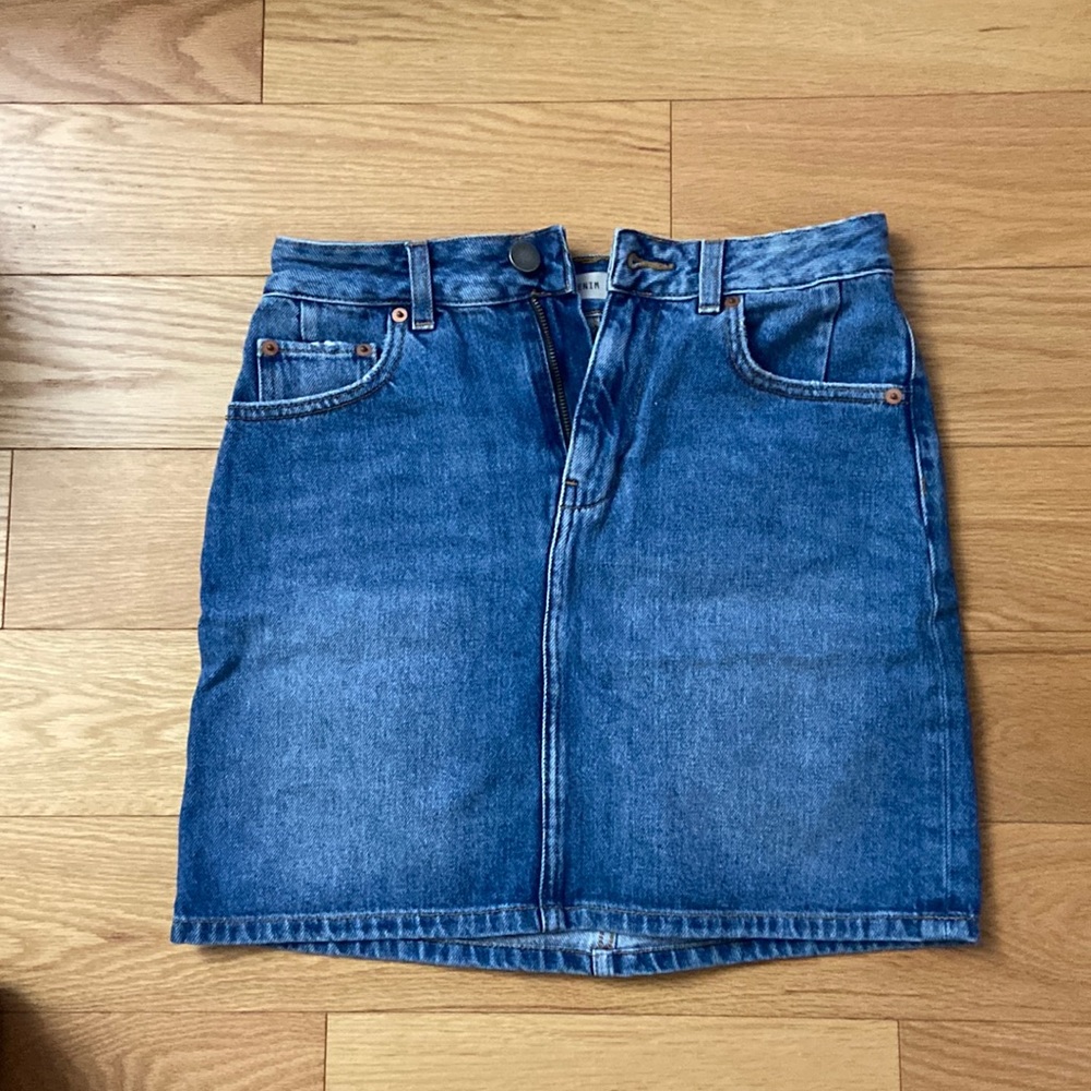 Slightly worn denim skirt from asos